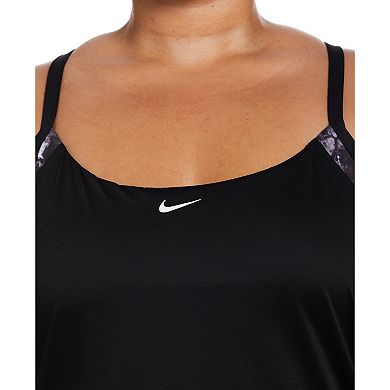 Plus Size Nike Layered Tankini Swimsuit Top
