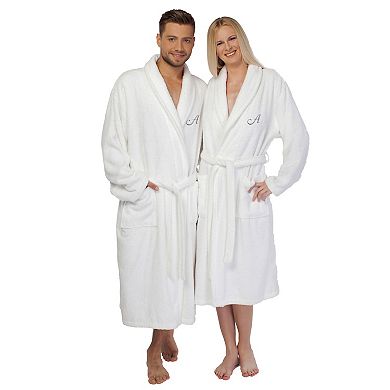 Linum Home Textiles Turkish Cotton Personalized Unisex Terry Bathrobe