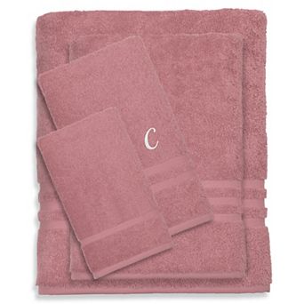 Linum Home Textiles Turkish Cotton Denzi 4 pc Personalized Towel Set