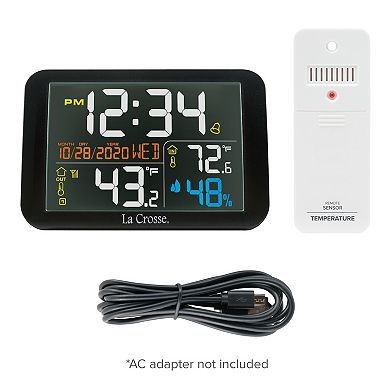 La Crosse Technology 308-66677-INT Color Wireless Weather Station with Time