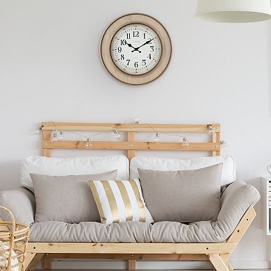 La Crosse Technology 404-3041 16-Inch Livingston Quartz Analog Wall Clock