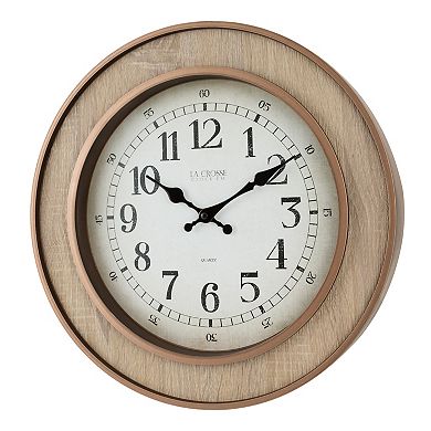 La Crosse Technology 404-3041 16-Inch Livingston Quartz Analog Wall Clock
