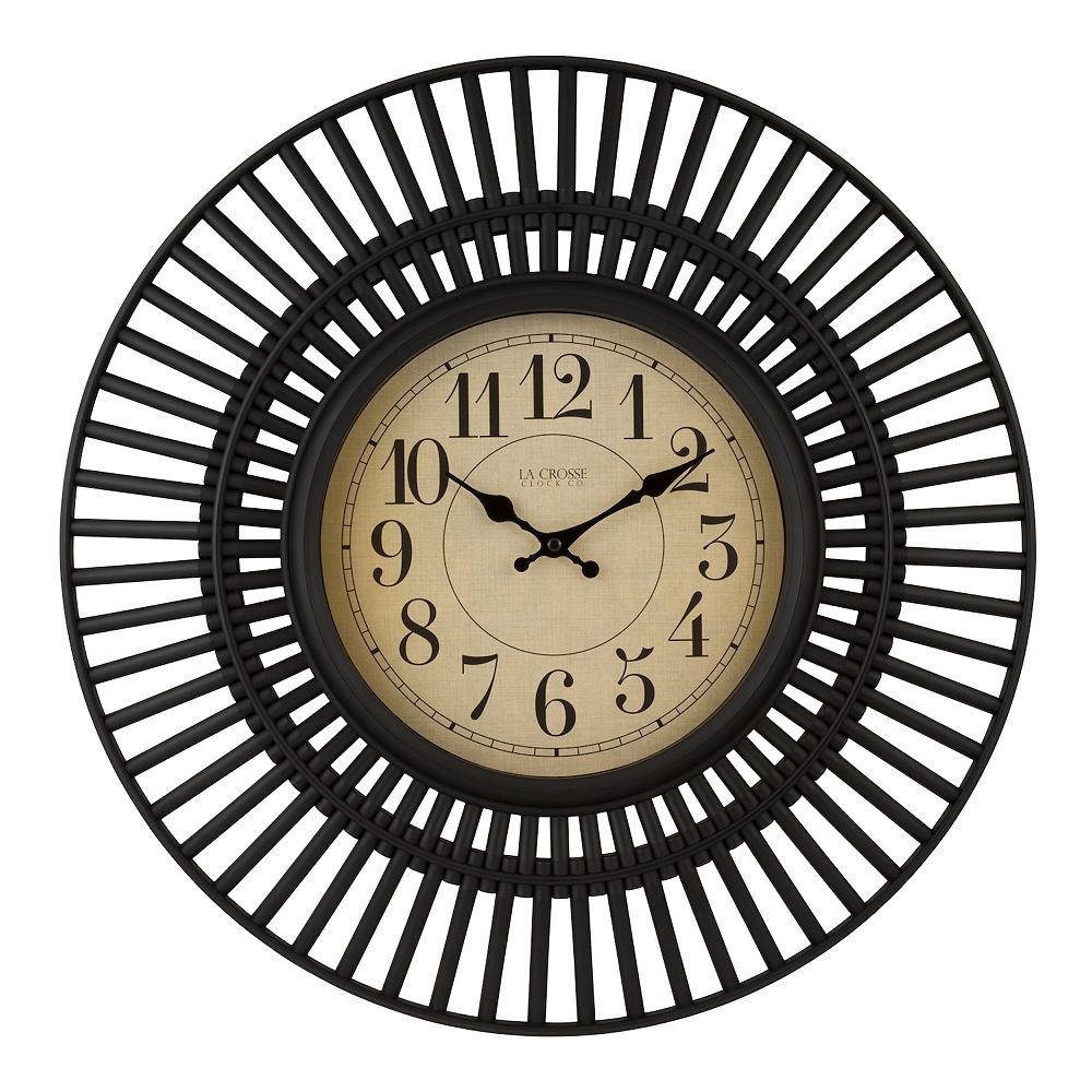 La Crosse Technology 404-3051 20-Inch Brown Covington Quartz