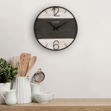 La Crosse Technology 404-4040 16-Inch Ironwood Quartz Wall Clock