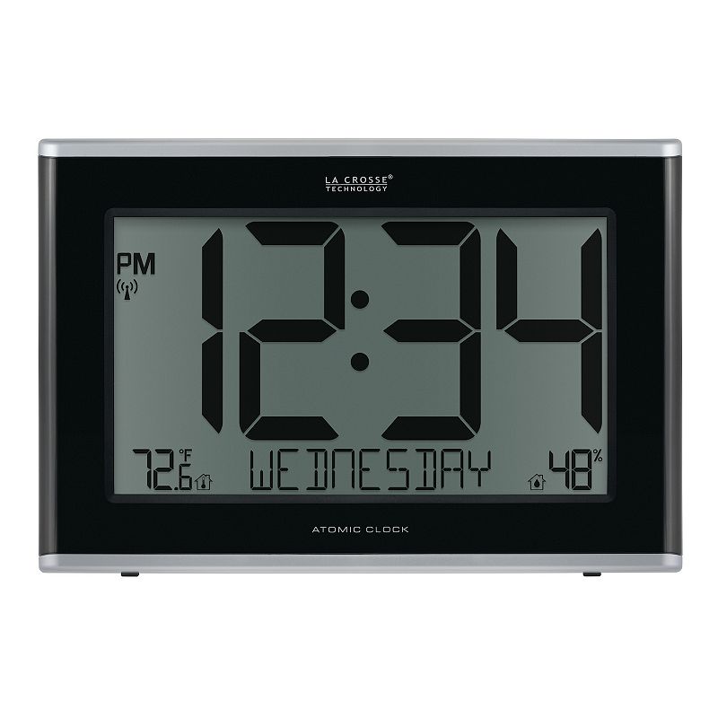 La Crosse Technology 513-05867-INT Extra-Large Atomic Digital Clock with In