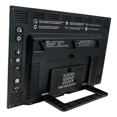 La Crosse Technology 513-05867-INT Extra-Large Atomic Digital Clock with Indoor Temperature