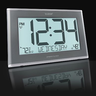 La Crosse Technology 513-21867-INT Extra-Large Atomic Digital Clock with Backlight