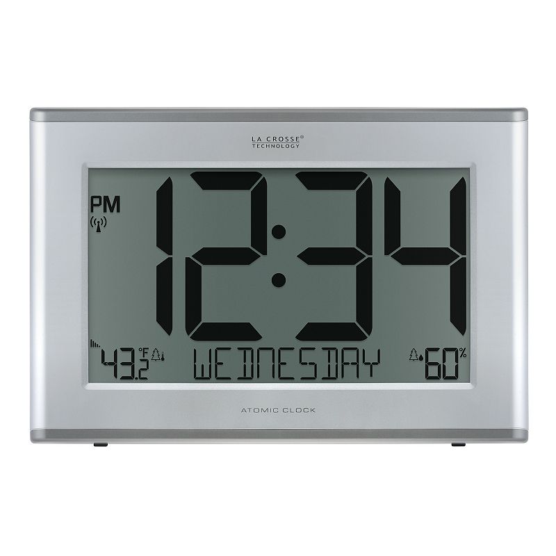 La Crosse Technology 513-63867-INT Extra-Large Atomic Digital Clock with Ou
