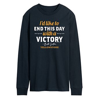 Men's Yellowstone End Day With Victory Long Sleeve Tee