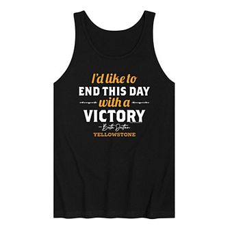 Men's Yellowstone End Day With A Victory Tank Top Top