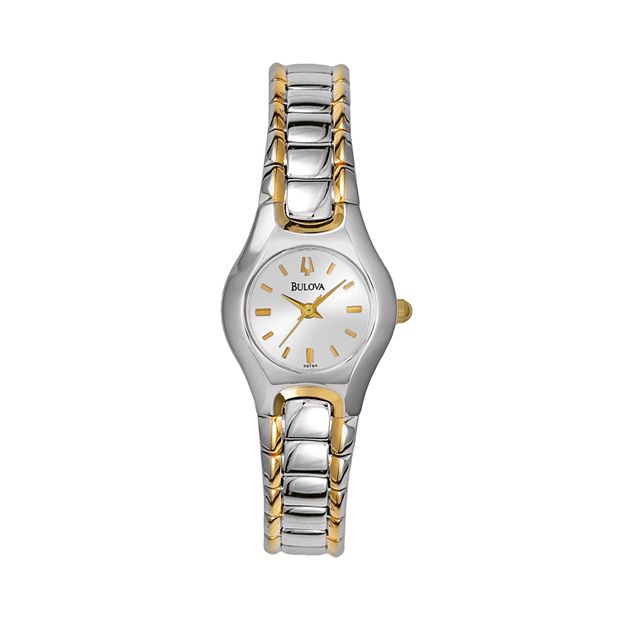 Bulova Women s Two Tone Stainless Steel Watch 98T84K