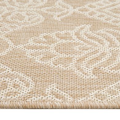 Sonoma Goods For Life® Indoor/Outdoor Blue Global Floral Throw & Area Rug