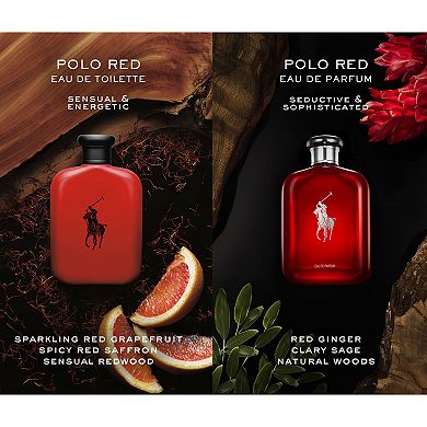 Ralph Lauren Polo Red Eau de Toilette 3-Piece Holiday Cologne Gift Set