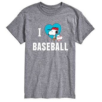 Men's Peanuts I Love Baseball Tee
