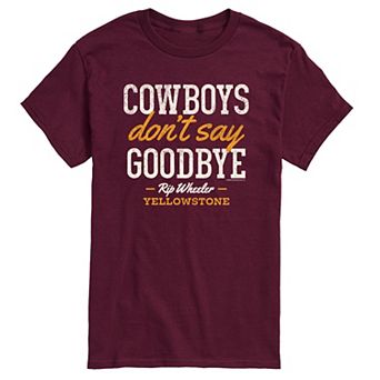 Men's Yellowstone Don't Say Goodbye Tee