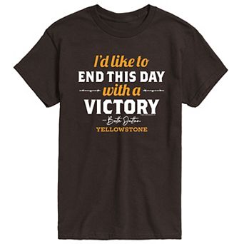 Men's Yellowstone End Day With A Victory Tee