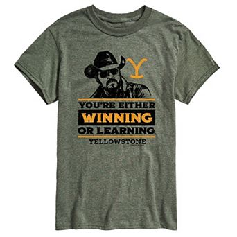 Men's Yellowstone Winning Or Learning Tee