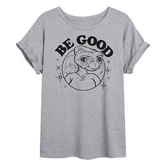 Juniors' E.T. Be Good Oversized Graphic Tee