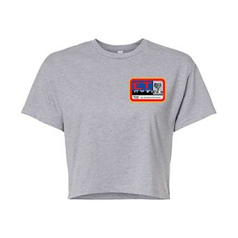Juniors' E.T. Stage Pass Cropped Graphic Tee