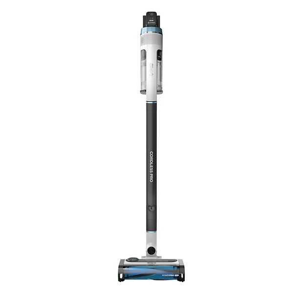  SHARK UZ565H Pro Cordless Vacuum w/ Clean Sense IQ & MultiFLEX  Technology, PowerFins Plus Brushroll, Duster Crevice Tool & Anti-Allergen  Dusting Brush, Up to 40 Minute Runtime, White/Blue (Renewed)
