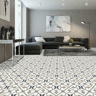 Achim Retro Clover 12'' x 12'' 20-piece Self Adhesive Vinyl Floor Tile Set