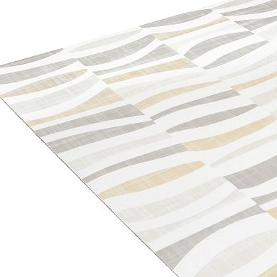Achim Retro Linen Waves 12'' x 12'' 20-piece Self Adhesive Vinyl Floor Tile Set