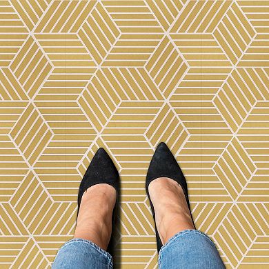 Achim Retro Latte 12'' x 12'' 20-piece Self Adhesive Vinyl Floor Tile Set