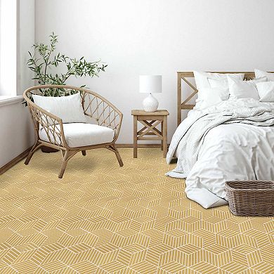 Achim Retro Latte 12'' x 12'' 20-piece Self Adhesive Vinyl Floor Tile Set