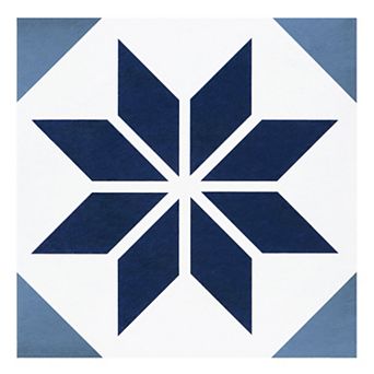 Achim Retro Starlight 12'' x 12'' 20 pc Self Adhesive Vinyl Floor Tile Set