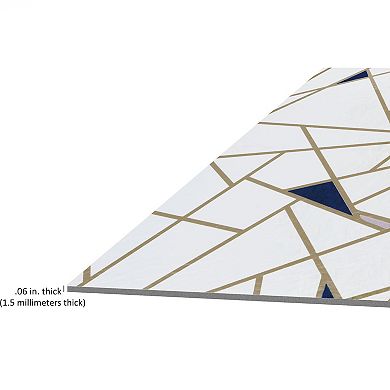 Achim Retro Edge 12'' x 12'' 20-piece Self Adhesive Vinyl Floor Tile Set