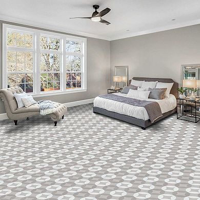 Achim Retro Mod Diamond 12'' x 12'' 20-piece Self Adhesive Vinyl Floor Tile Set