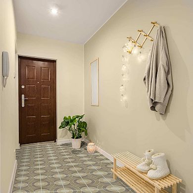 Achim Retro Swirl 12'' x 12'' 20-piece Self Adhesive Vinyl Floor Tile Set