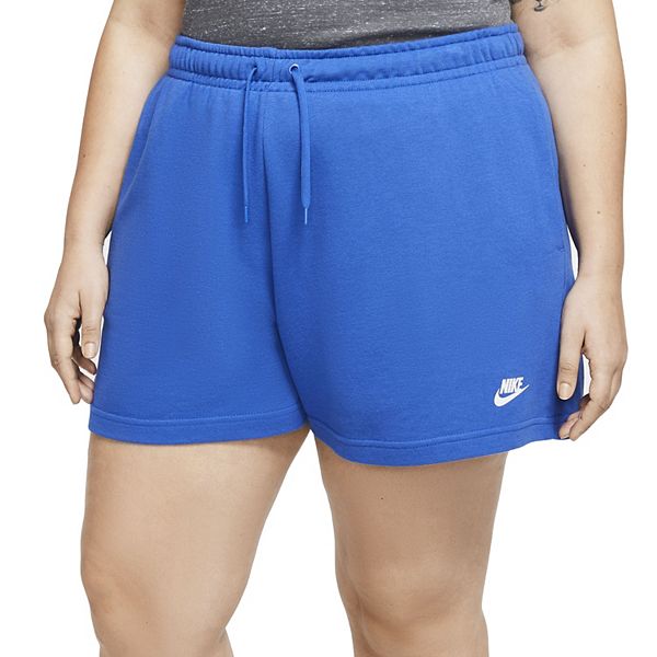 Women's Nike Sportswear Club Fleece Shorts, Size: XL, Blue