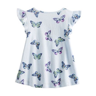 Baby & Toddler Girl Jumping Beans® Printed Flutter Swing Top
