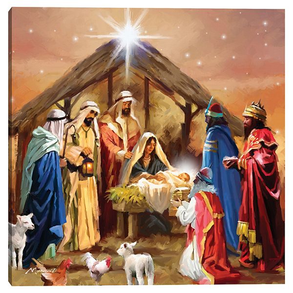 Master Piece Nativity 1 Canvas Wall Art