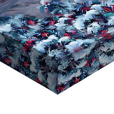 Masterpiece Snowy Village Canvas Wall Art