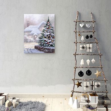 Master Piece Christmas Lane Canvas Wall Art