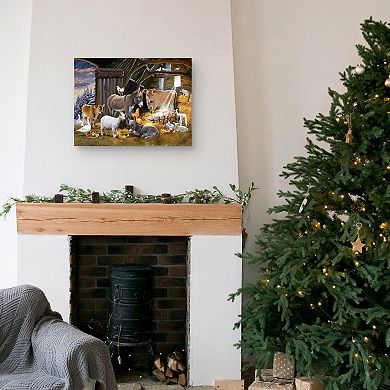 Master Piece Nativity 3 Canvas Wall Art