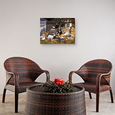 Masterpiece Nativity 3 Canvas Wall Art