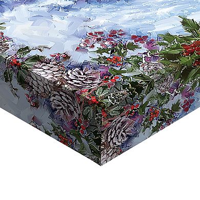 Masterpiece Santa's Sleigh Team Canvas Wall Art