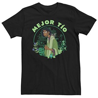 Big & Tall Disney Encanto Bruno Madrigal Mejor Tio Logo Tee