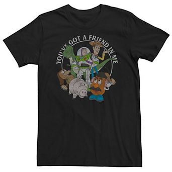 Disney / Pixar's Toy Story Big & Tall You've Got A Friend In Me Group Shot Tee