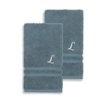 Linum Home Textiles Turkish Cotton 2 pc Personalized Denzi Hand Towel Set