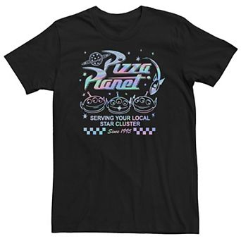 Big & Tall Disney / Pixar Toy Story Pizza Planet Holographic Logo Tee