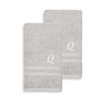 Linum Home Textiles Turkish Cotton 2 pc Personalized Denzi Hand Towel Set
