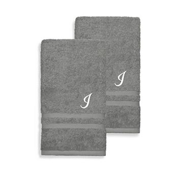 Linum Home Textiles Turkish Cotton 2 pc Personalized Denzi Hand Towel Set