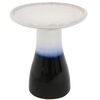 Sunnydaze Elegant Glazed Ceramic Bird Bath - 21 in
