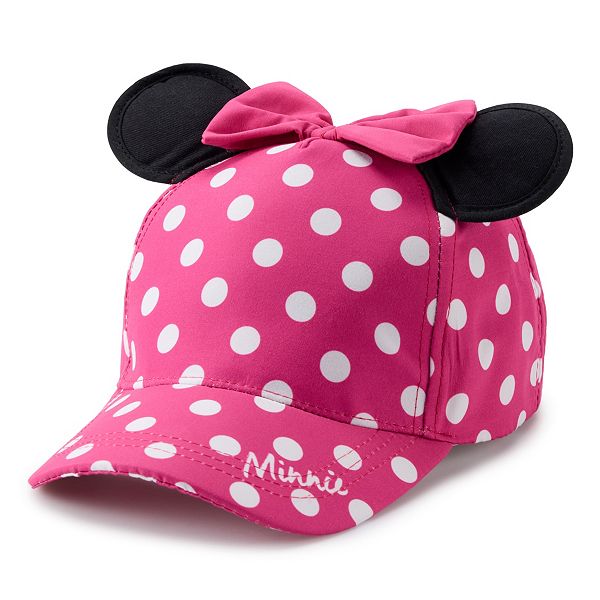 Disney's Minnie Mouse Girls Polka Dot Baseball Hat