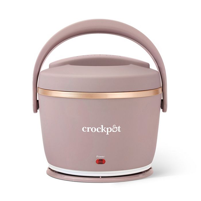 20-Oz Crock-Pot Portable Food Warmer Electric Lunch Box (Blush Pink)