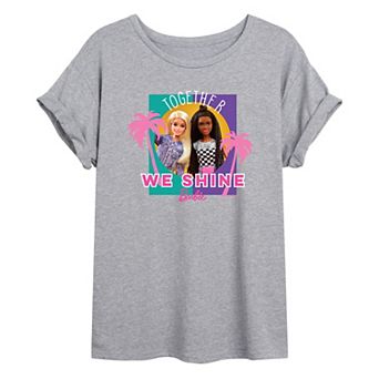 Junior's Barbie® Together Oversize Tee